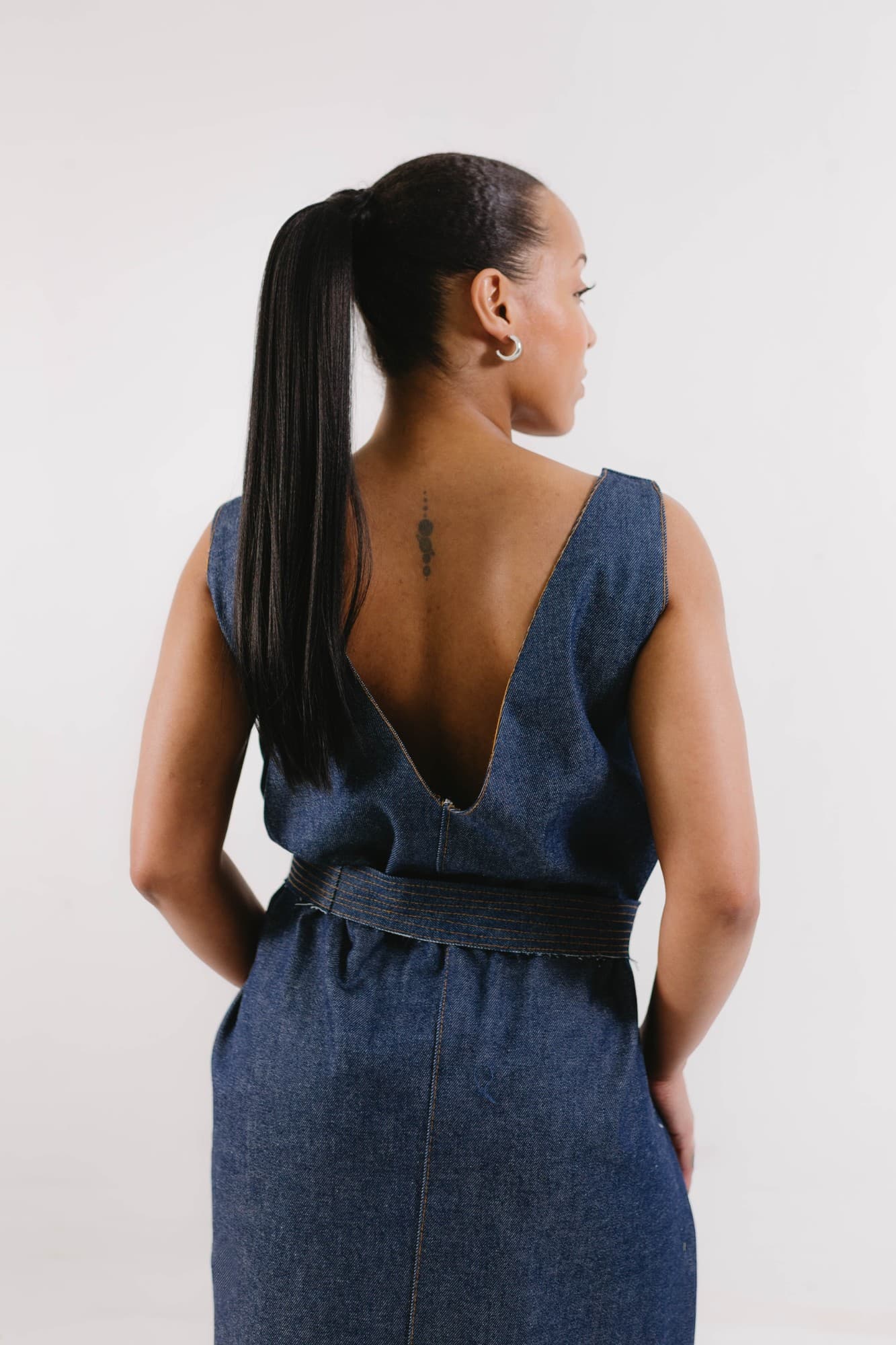 the signature, open back detail